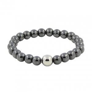 bracelet hematite perle