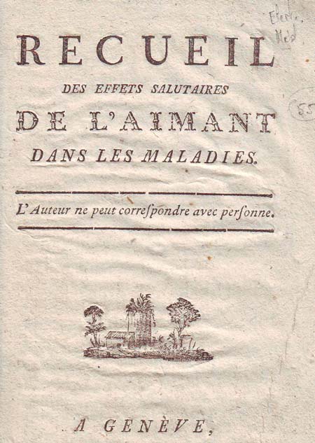 Couverture du livre Les effets salutaires de l'aimant