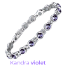 bracelet magnétique kandra violet