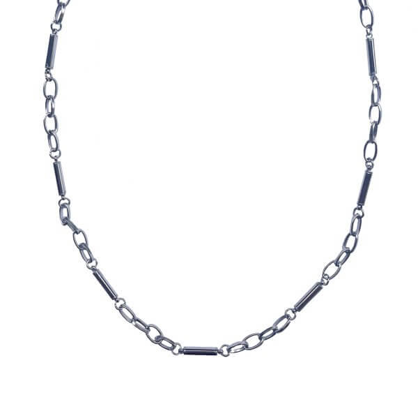 collier magnétique alpha argent